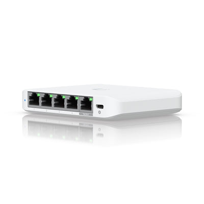 Ubiquiti USW-FLEX-2.5G-5 UniFi 5-Port 2.5GbE Managed Switch Ubiquiti USW-FLEX-2.5G-5 UniFi 5-Port 2.5GbE Managed Switch